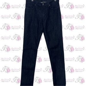 Versace jeans Medusa logo metal emblem buttons charm straight leg dark wash 💎